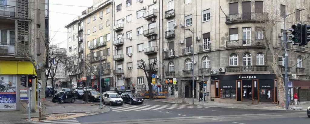 Stara gradnja u Francuskoj ulici